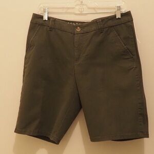 Sonoma Women's Olive Green Shorts